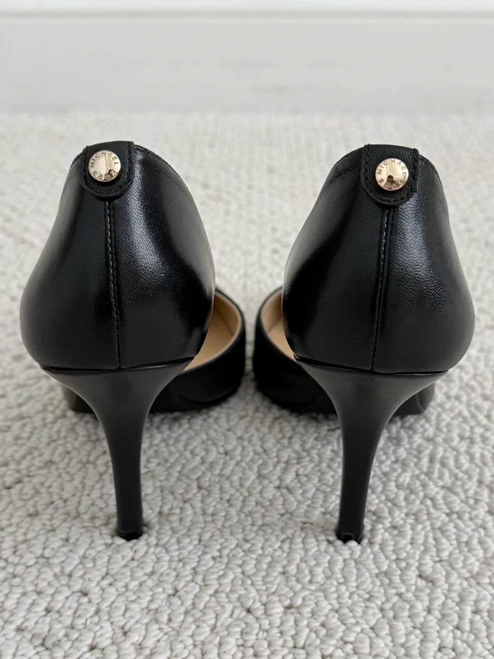 Michael Kors Black Leather Heels